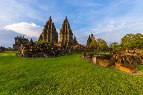 Prambanan temple near Yogyakarta on Java island - Indonesia Fotos de archivo