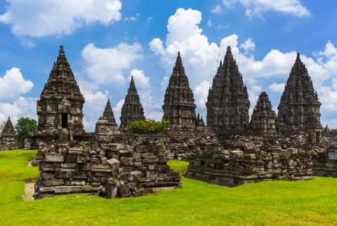 Prambanan temple near Yogyakarta on Java island - Indonesia Fotos de archivo