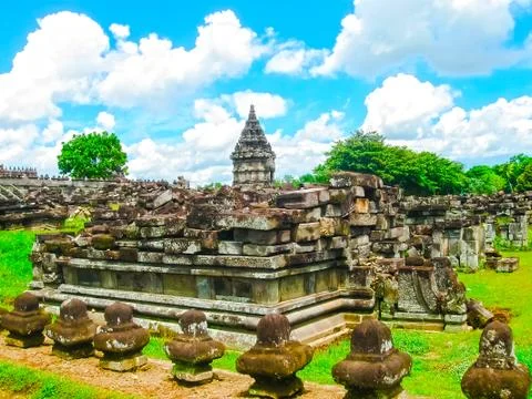 Prambanan temple near Yogyakarta on Java, Indonesia Stock Photos