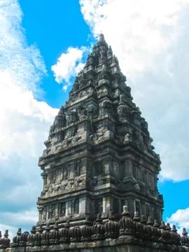 Prambanan temple near Yogyakarta on Java, Indonesia Stock Photos