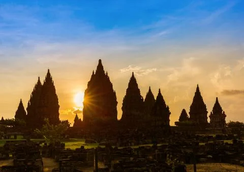 Prambanan temple near Yogyakarta on Java island - Indonesia Stock-Fotos