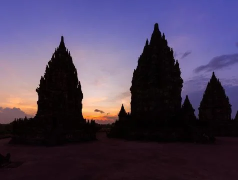 Prambanan temple near Yogyakarta on Java island - Indonesia Fotos Stock