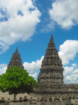 Prambanan temple near Yogyakarta on Java, Indonesia Fotos de archivo