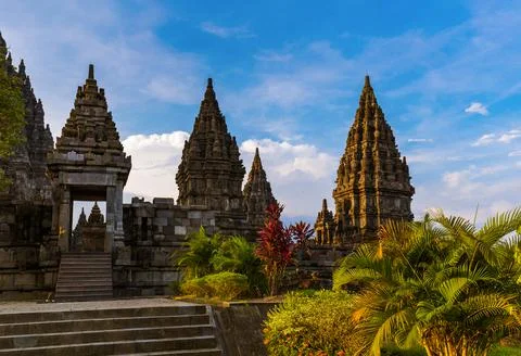 Prambanan temple near Yogyakarta on Java island - Indonesia Fotos de archivo
