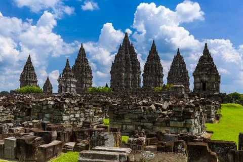 Prambanan temple near Yogyakarta on Java island - Indonesia Prambanan temp... Stock-Fotos