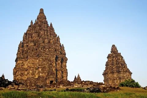 Prambanan temple near yogyakarta in java indonesia Foto stock