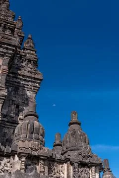 Prambanan temple near Yogyakarta on Java island, Indonesia Stockfoto's