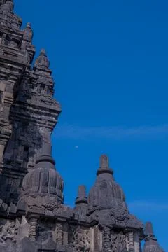 Prambanan temple near Yogyakarta on Java island, Indonesia Stockfoto's