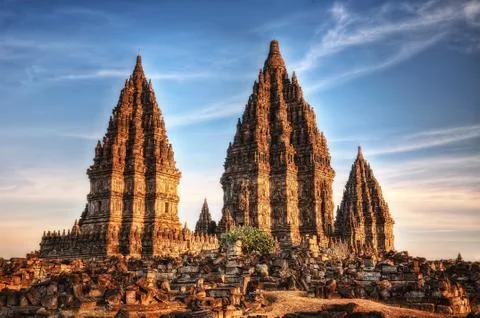 Prambanan Temple Foto stock