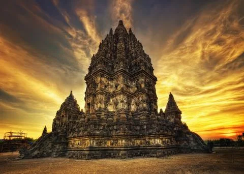 Prambanan Temple Foto stock