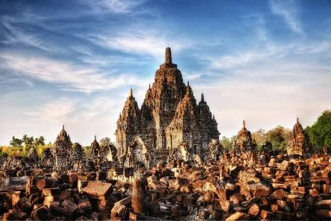 Prambanan Temple Foto stock