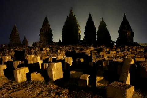 Prambanan  Temple Foto stock