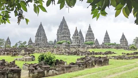 The Prambanan Temple Stock Photos