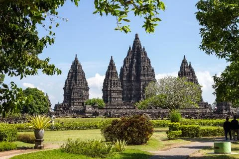 Prambanan temple, yogyakarta, java island, indonesia Fotos de archivo