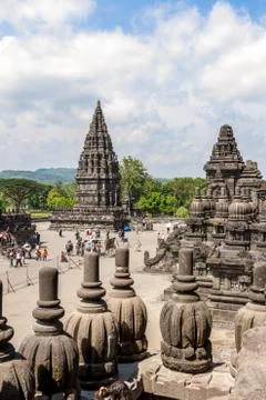 Prambanan temple, yogyakarta, java island, indonesia Stock Photos