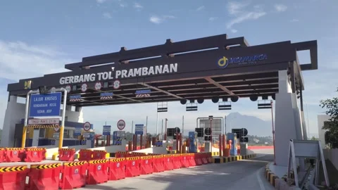 Prambanan Toll Gate Stock Footage 308133848