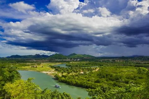 Pranburi river Stock Photos