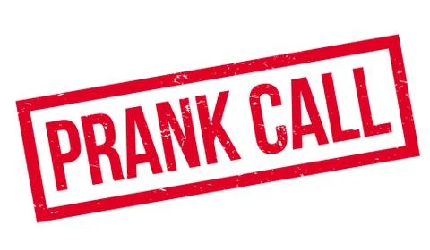 Prank Call rubber stamp Stock Illustration