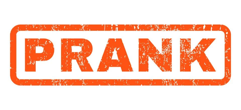 Prank Rubber Stamp Stock Illustration