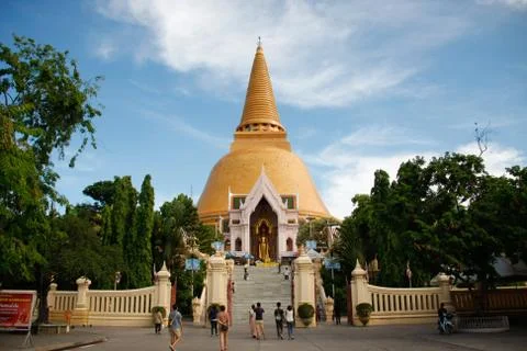 Prapathomjedi temple Stock Photos