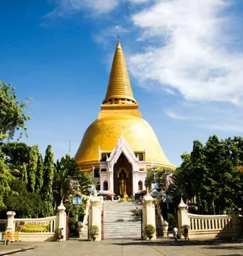 Prapathomjedi temple Stock Photos