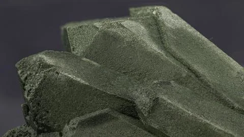 Prase quartz sample on dark background Foto stock