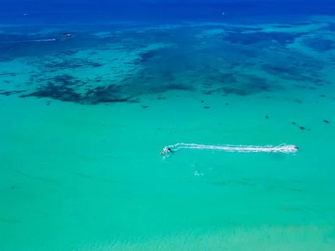 Praslin Seychelles tropical island with withe beaches and palm trees, beach of Stock Photos
