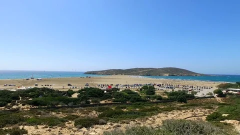 Prasonisi, Rhodes, Greece Stock Footage 80843769