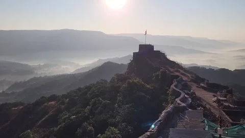 Pratapgad Fort Stock Footage 316879506