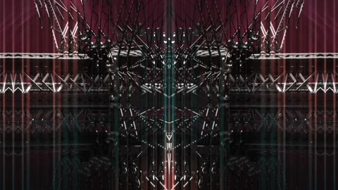 Prater steam punk machine rotation vj loop Stock Footage 100128447