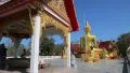 Pratumnak Hill and Big Golden Buddha statue in Pattaya, Thailand HD Footage