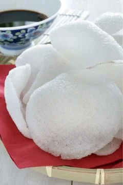 Prawn crackers Stock Photos