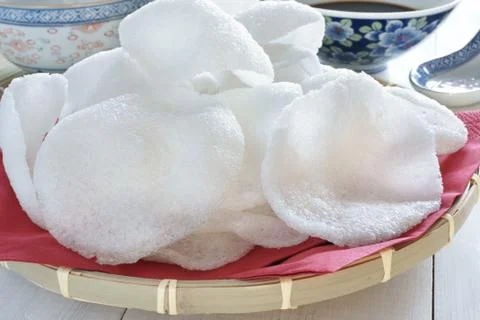 Prawn crackers Stock Photos