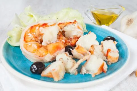Prawn salad Stock Photos