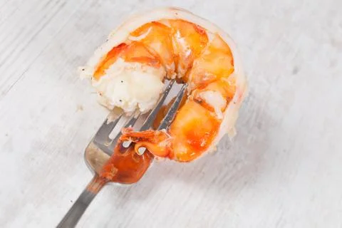 Prawn tails Foto stock