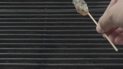 The prawns frying process Stock Footage 92017866