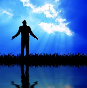 Pray Illustrazione stock