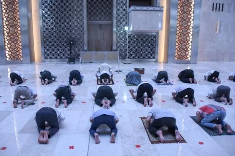 Pray in Mosque Stock Photos