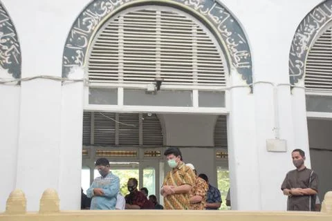 Pray in Mosque Stock Photos