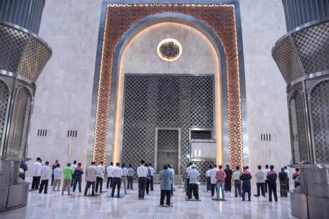 Pray in Mosque Stock Photos