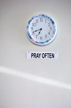 Pray often Stock Photos