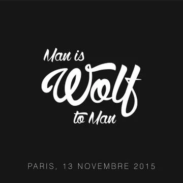 Pray for Paris typography with creative design vector イラスト素材