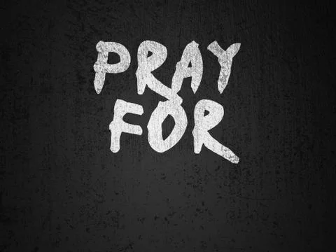 Pray for Sad Loss Backdrop Stock Illustration