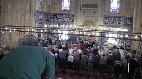 Pray in Selimiye Mosque With Voice Stock Footage 46211216