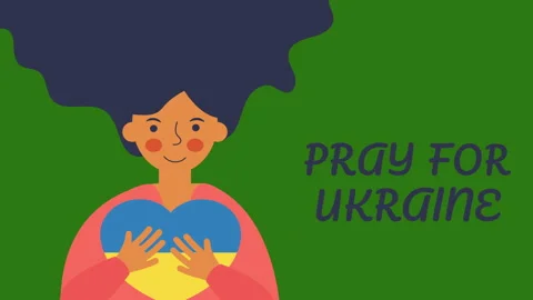 Pray for ukraine Stock Footage 171672013