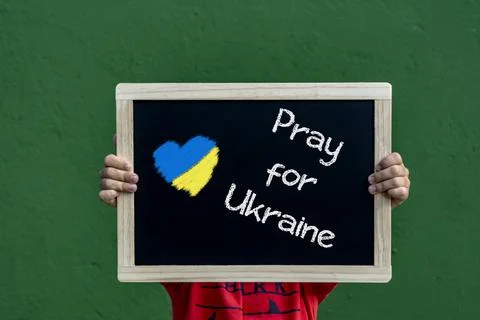 Pray for Ukraine Stock Photos