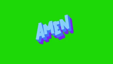 Prayer animation on green screen background Vidéo 329833794