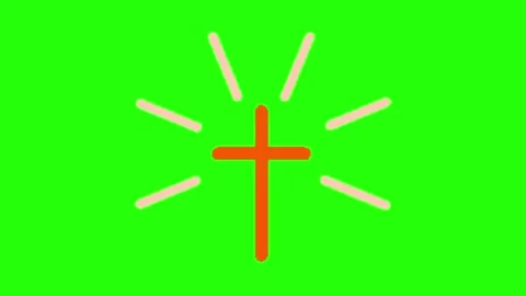 Prayer animation on green screen background Vídeo Stock 329834244