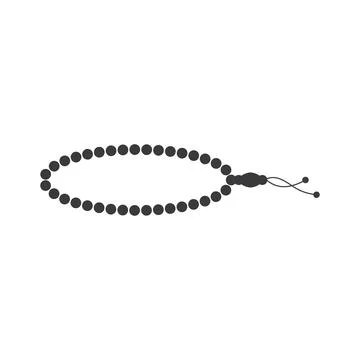 Prayer beads icon Stock Illustration