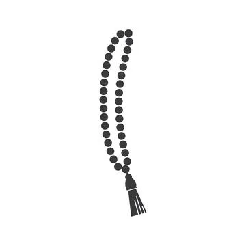 Prayer beads icon Stock Illustration